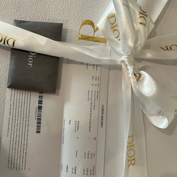 Christian Dior floral canvas large tote - Picture 6 of 10